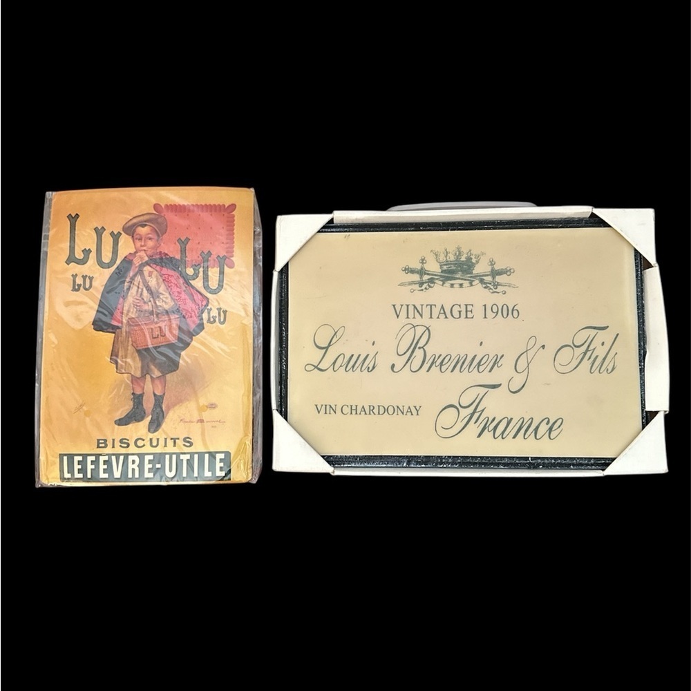 French 2 Pcs Wall Frames Decor Vintage